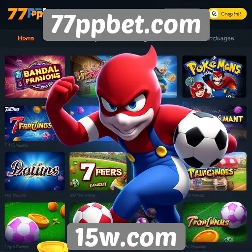 Variedade de jogos disponíveis em 77ppbet